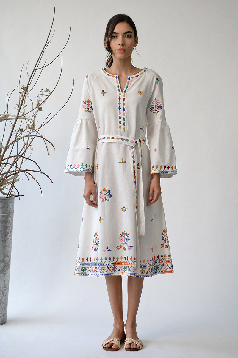 Koteshwar embroidered dress